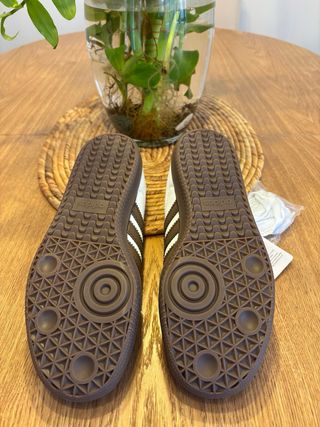 Adidas Samba Blancas y Marrones