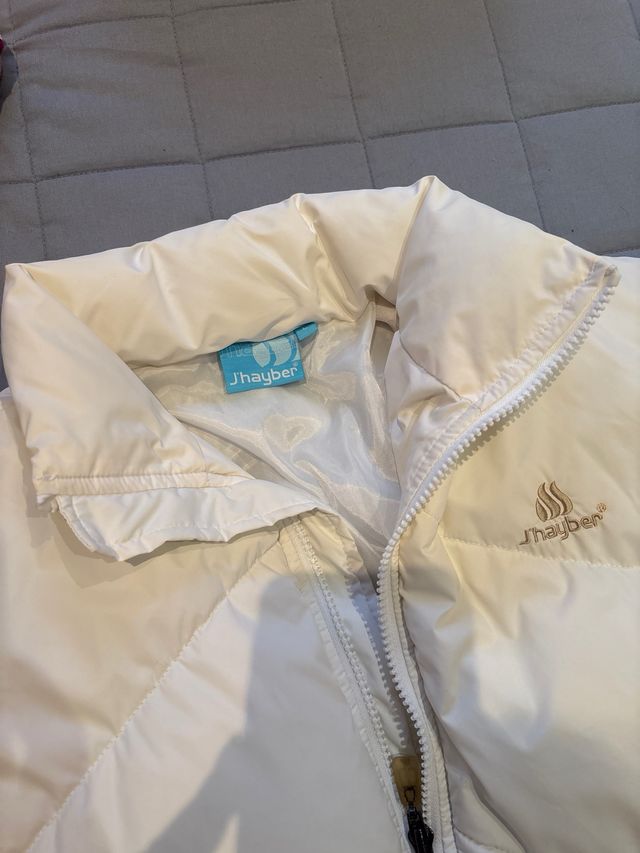 Chaqueta J'jayber blanca plumón calentito