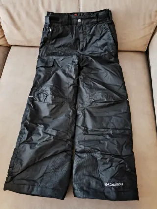 Pantalón de Ski Columbia Negro niño. Talla 10/12