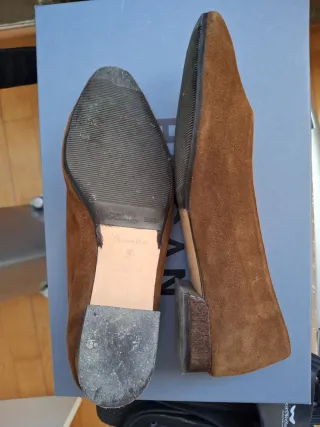 Bailarinas Massimo Dutti Marrón Talla 37