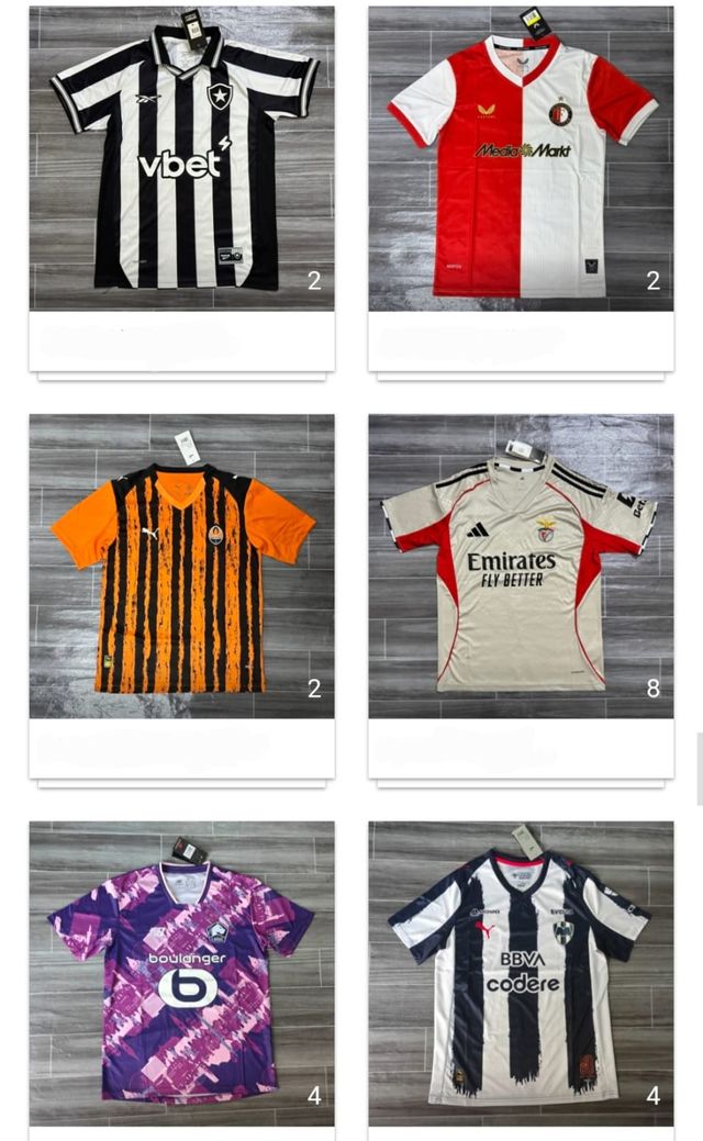 Equipaciones de fútbol