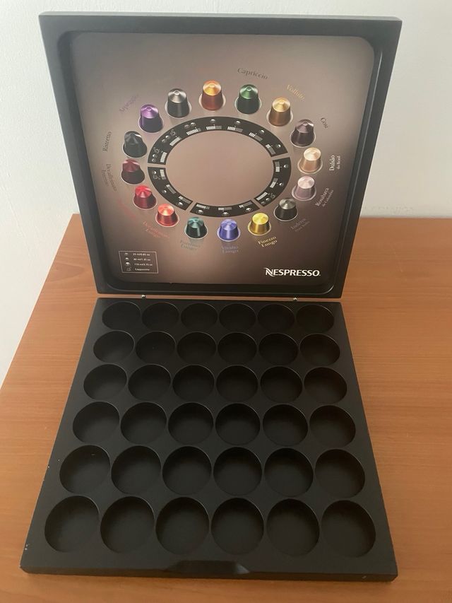 Caja clasificadora cápsulas café