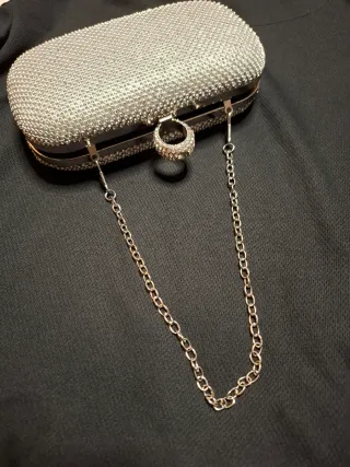 2 Bolsos de Fiesta Plateados