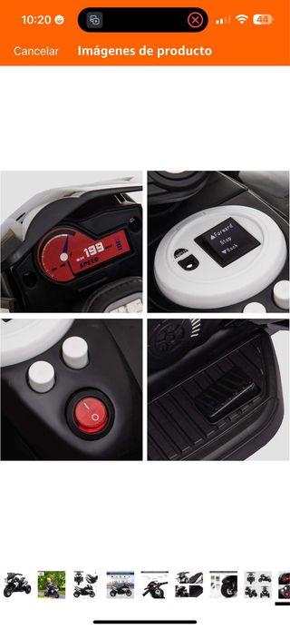 HOMCOM Moto Eléctrica Infantil 3 Ruedas