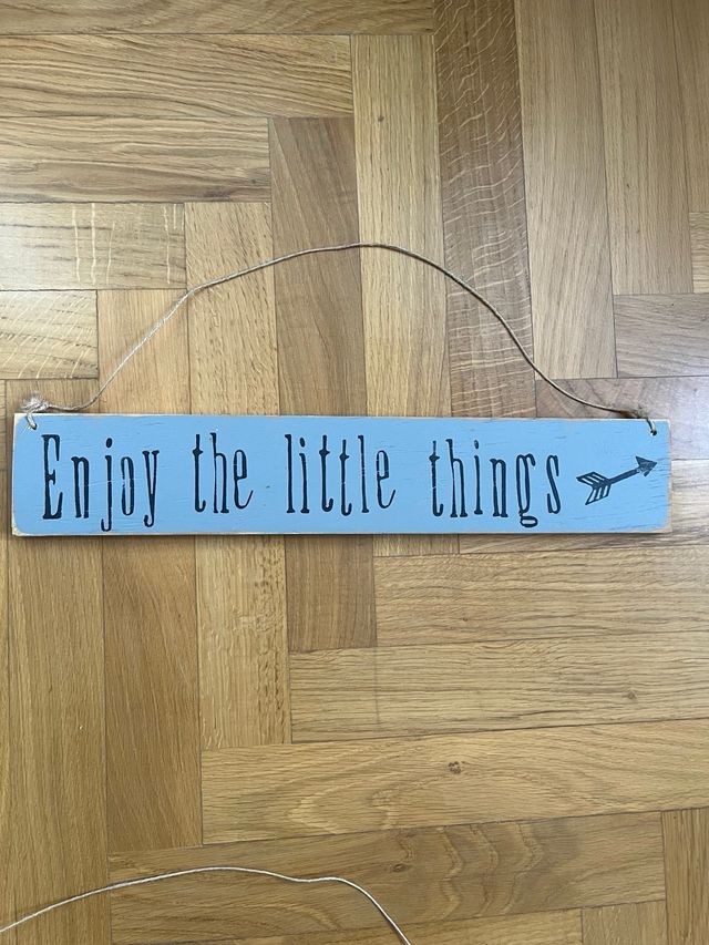 Decoración Vintage Frases Madera