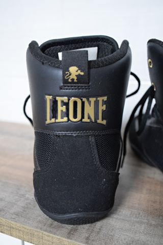 ZAPATILLAS DE BOXEO LEONE 1947 - NEGRAS - Talla 42