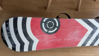 Tabla de Snowboard Negra con Fijaccion Nitro mujer