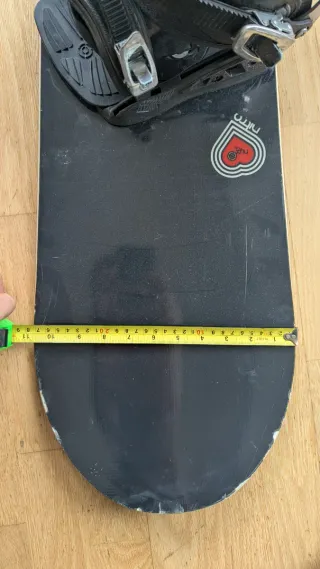 Tabla de Snowboard Negra con Fijaccion Nitro mujer