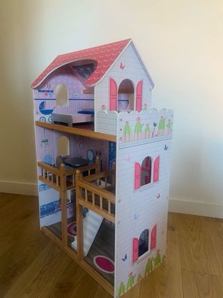 Casa de muñecas madera 90x59cm