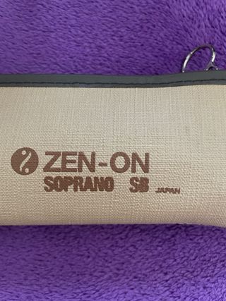 Flauta dulce Zen-On negra (pone nombre en bolsa)