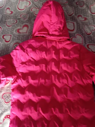 Giacca invernale calda fucsia