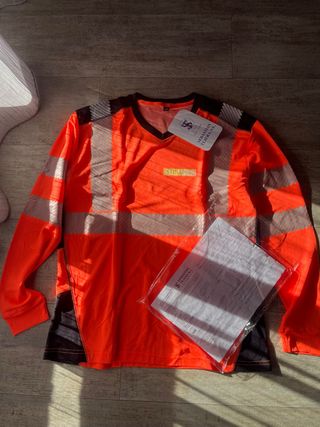 Camiseta de trabajo naranja Sebastián Tejera