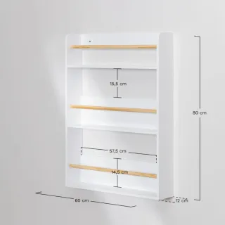 Estantería infantil madera blanca, caja sin abrir