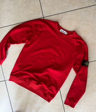 Stone Island Maglione Rosso Taglia S