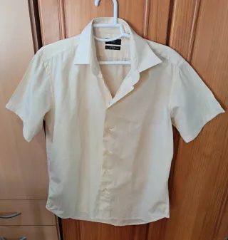 Camisa Zara Manga Corta Hombre Talla 42