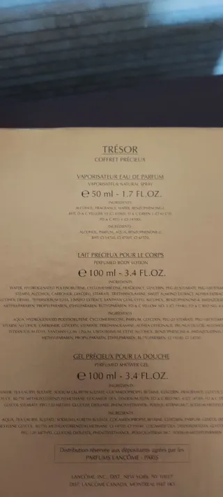 Tresor Lancôme Coffret Natale vintage old edition