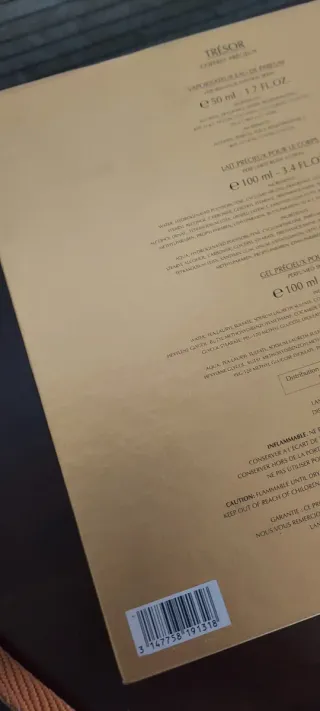 Tresor Lancôme Coffret Natale vintage old edition