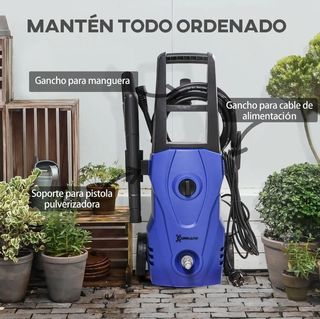 Hidrolimpiadora a presión azul