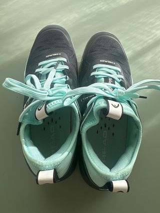 Zapatillas Head Padel Negro/Turquesa (1 uso)