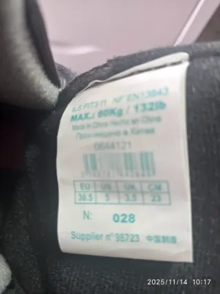 Patines en línea Oxelo negros y rosas talla 36,5