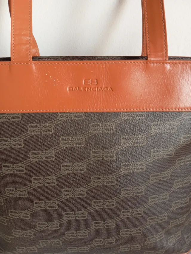 Bolso Balenciaga Marrón y Naranja
