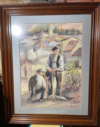 ACUARELA ORIGINAL DE FLORENTINO HERNANDO