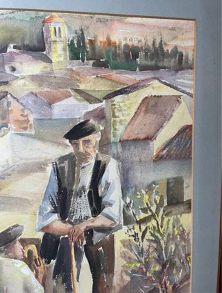 ACUARELA ORIGINAL DE FLORENTINO HERNANDO