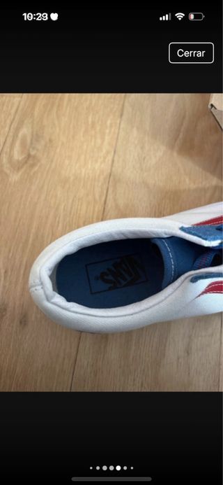 Vans Edición Limitada Azul y Blanco