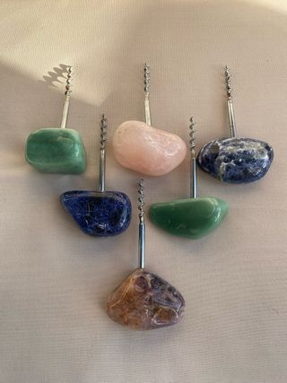 6 Cavatappi realizzato con cristallo di ricchezza e successo