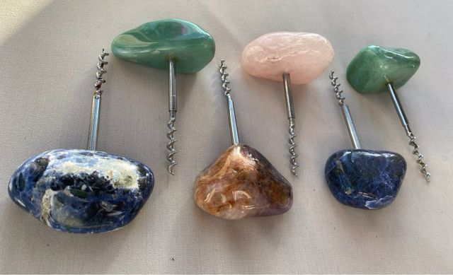 6 Sacacorchos hecho con cristal de riqueza y éxito