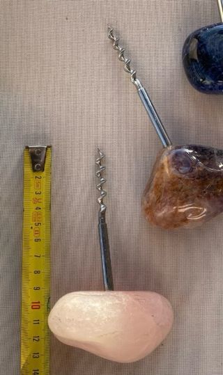 6 Cavatappi realizzato con cristallo di ricchezza e successo