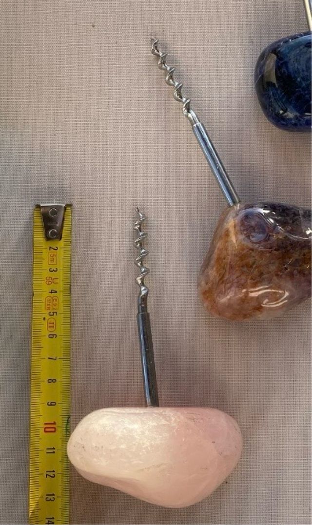 6 Sacacorchos hecho con cristal de riqueza y éxito