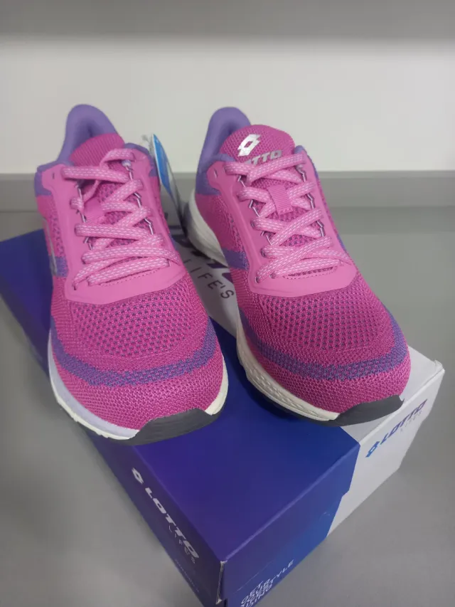 Zapatillas Lotto Mujer Rosa y Morado