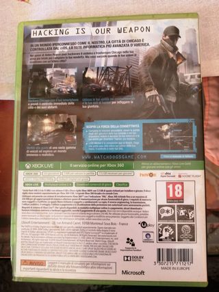 Watch Dogs Xbox 360