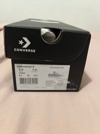 Converse All Star bajas grises unisex