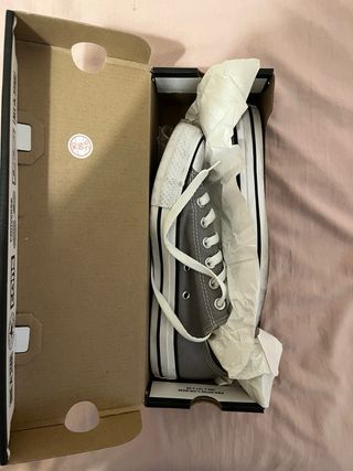 Converse All Star bajas grises unisex