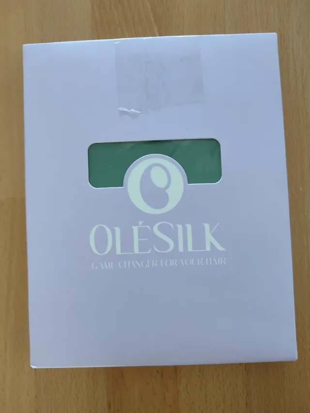 Federa Olesilk in seta verde 40x60cm