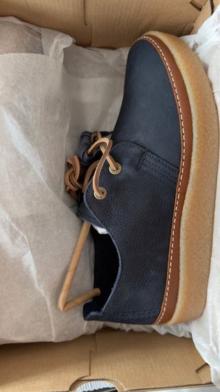 Zapatos Clarks Hombre Talla 42 Azul/Marrón.