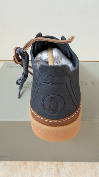 Zapatos Clarks Hombre Talla 42 Azul/Marrón.