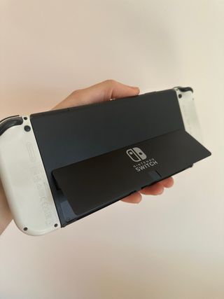 Nintendo Switch OLED Blanca + Juegos + funda