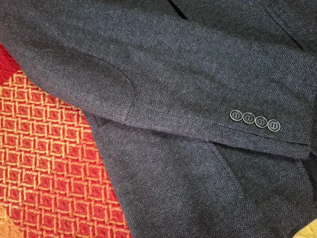 Americana inglesa caballero gris