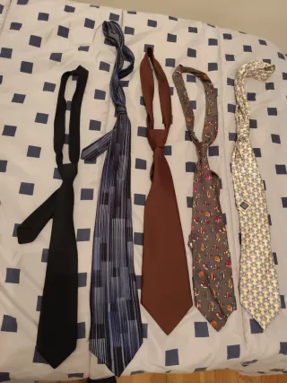 Lote de 5 corbatas