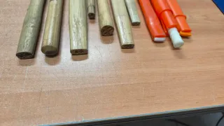 Mangos de martillo madera y plástico