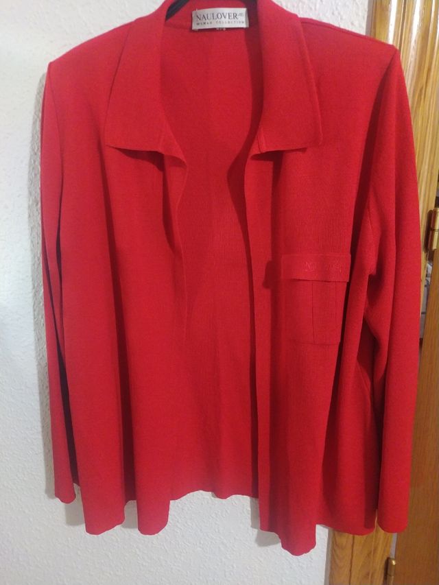 Chaqueta punto Naulover roja