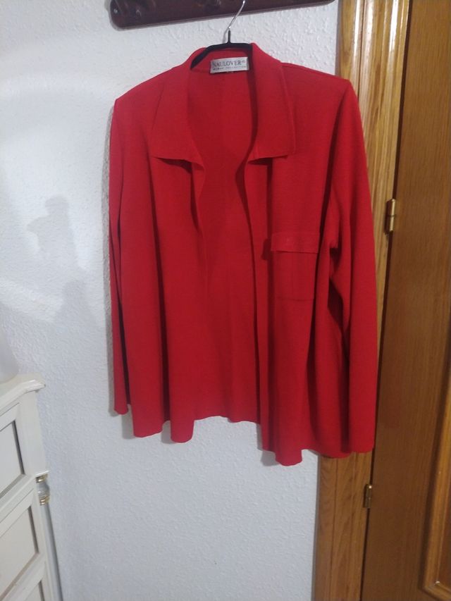 Chaqueta punto Naulover roja
