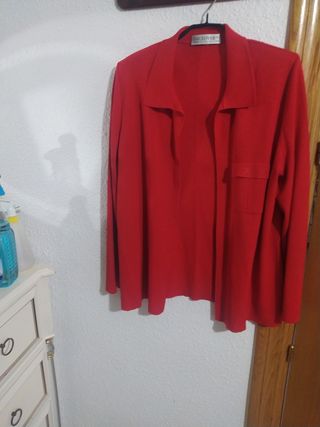 Chaqueta punto Naulover roja