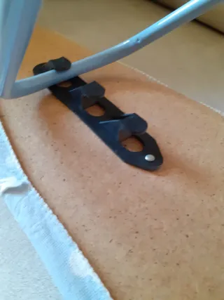 Tabla de planchar con funda de nubes