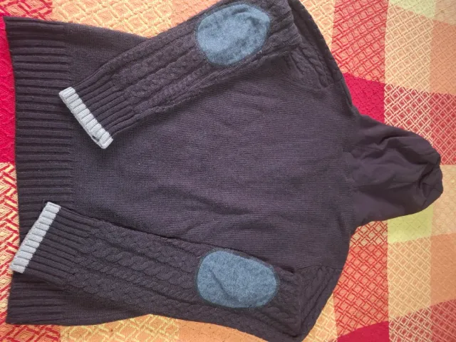 Jersey Gant Marrón con Capucha