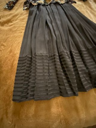 Completo marrone floreale taglia S