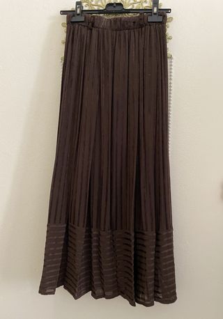 Completo marrone floreale taglia S